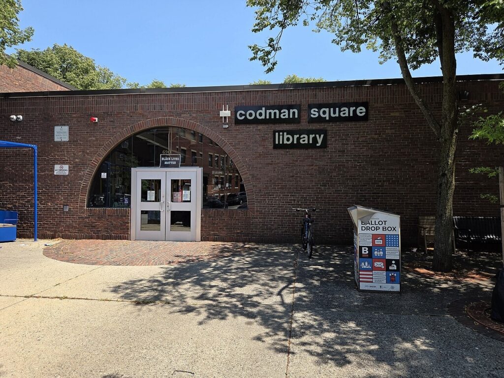 Codman Square Library in July 2026