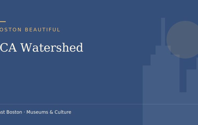 ICA Watershed — Boston Beautiful guide cover (illustration)